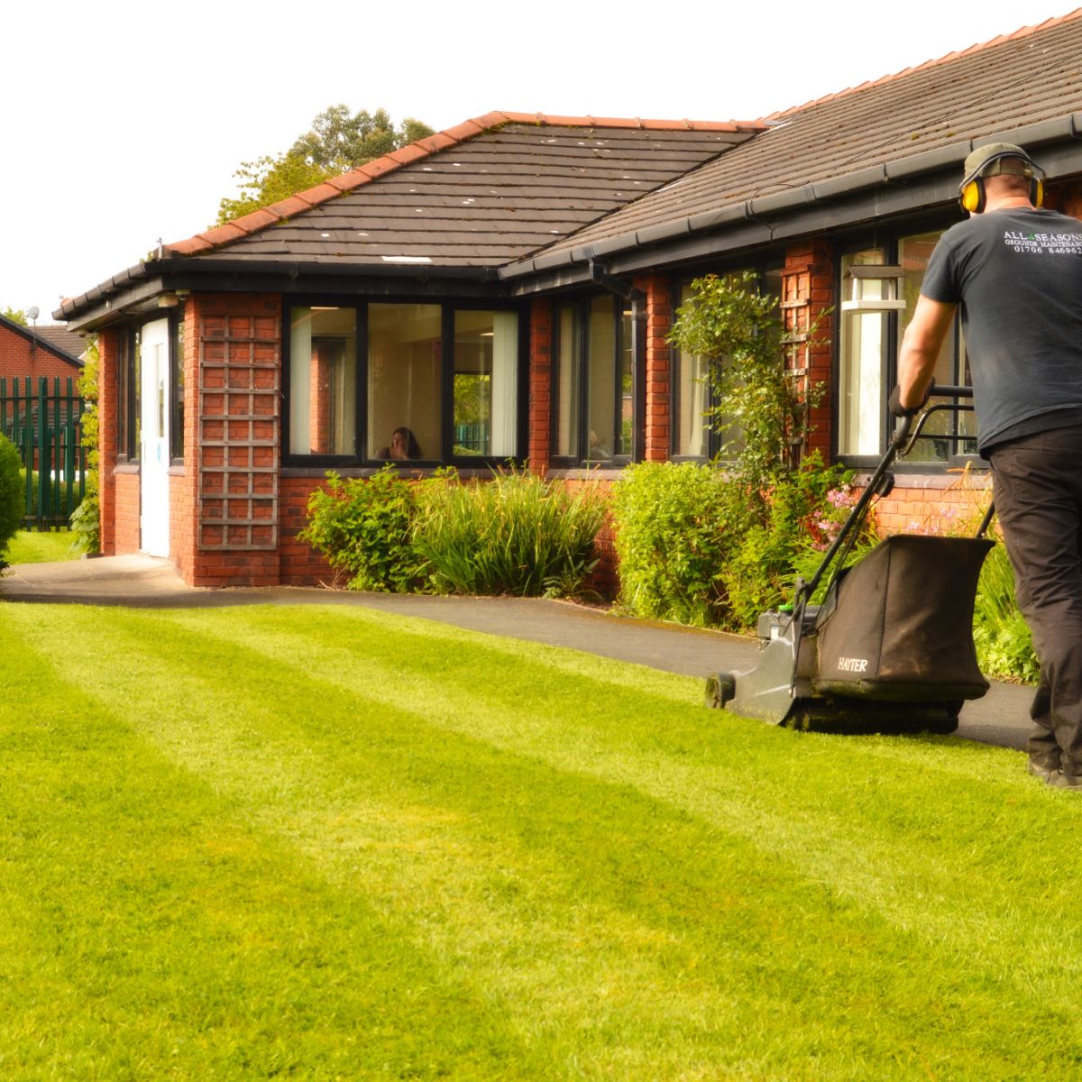 Grounds Maintenance During a May Site Visit